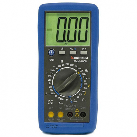 Мультиметр цифровой АКТАКОМ AMM-1008